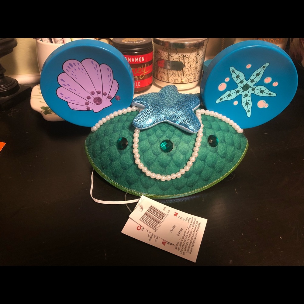 Disney The Little Mermaid Mickey Ears Cap